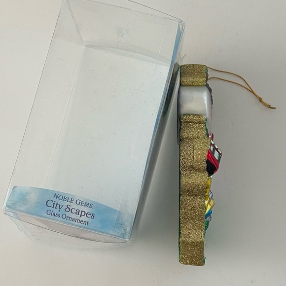 Kurt Adler Noble Gems California Cityscape Glass Ornament, NEW in Package - Picture 6 of 6